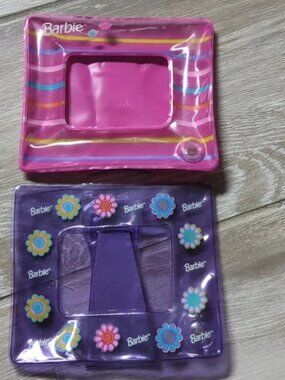 Vintage Mattel Barbie Inflatable Picture Frames 3.5 x 2.5in